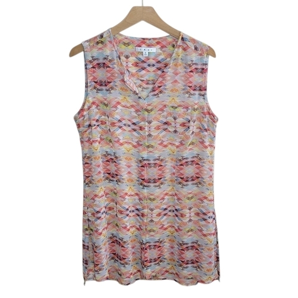 CAbi Tops - Cabi | #760 Avery Colorful Tank Blouse
